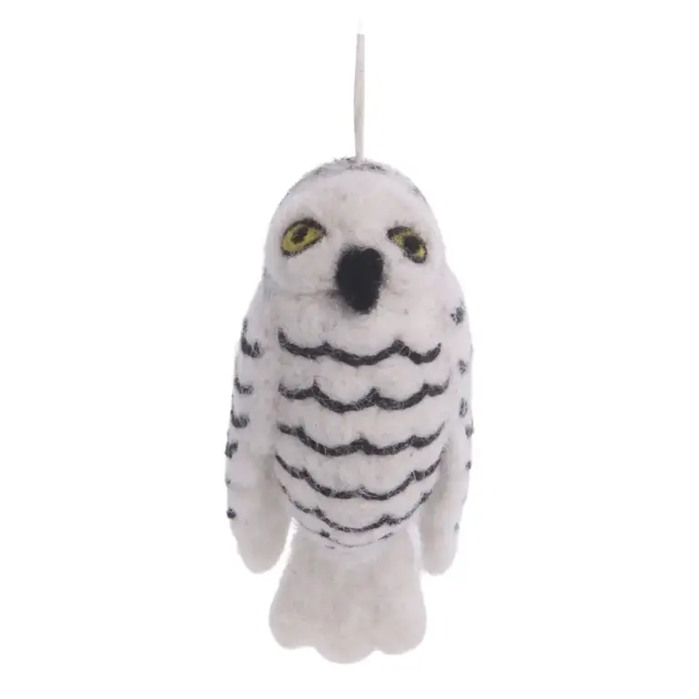 EGS EGS Fair Trade Ornament - Snow Owl
