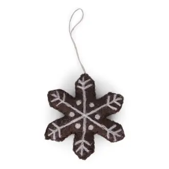 EGS EGS Fair Trade Ornament - Gingerbread Star