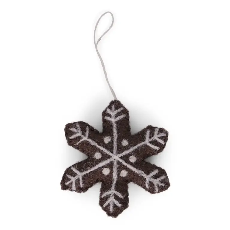 EGS EGS Fair Trade Ornament - Gingerbread Star