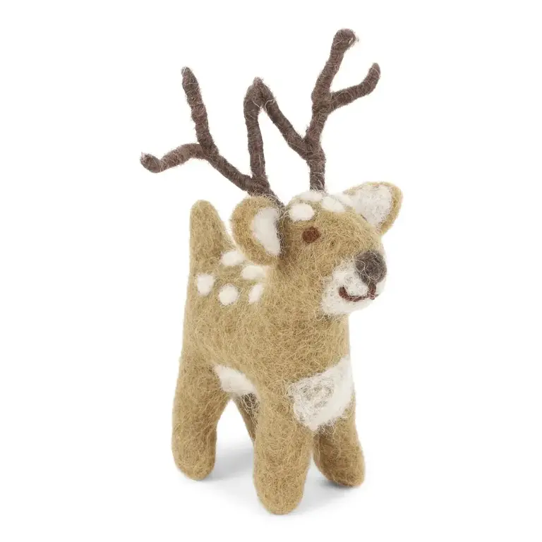 EGS EGS Fair Trade Brown Deer Ornament Small