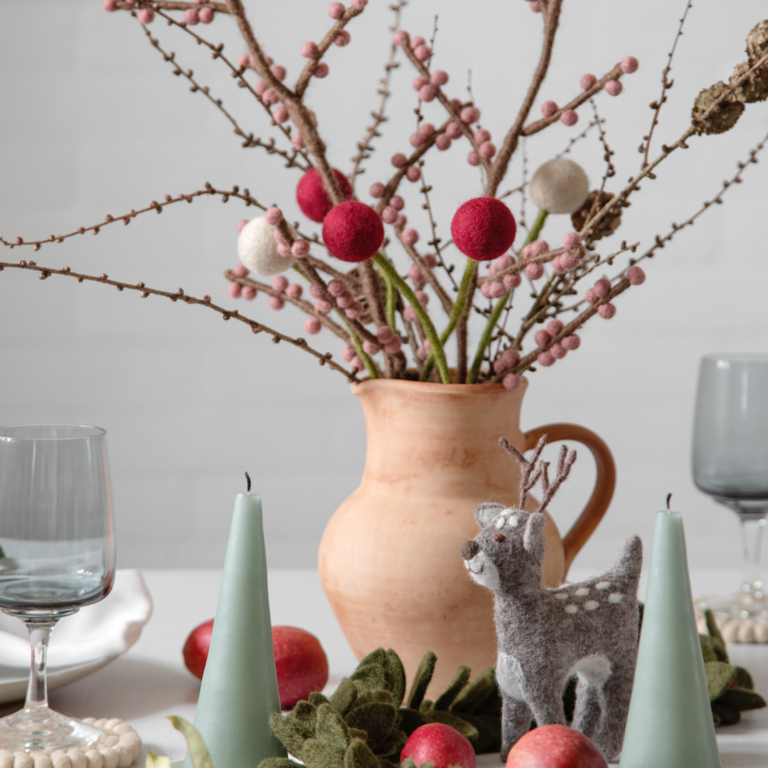 EGS EGS Fair Trade Brown Deer Ornament Small