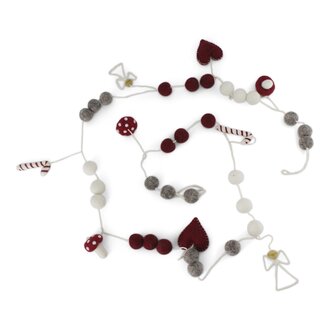 EGS EGS Fair Trade Felt Garland w Ornaments