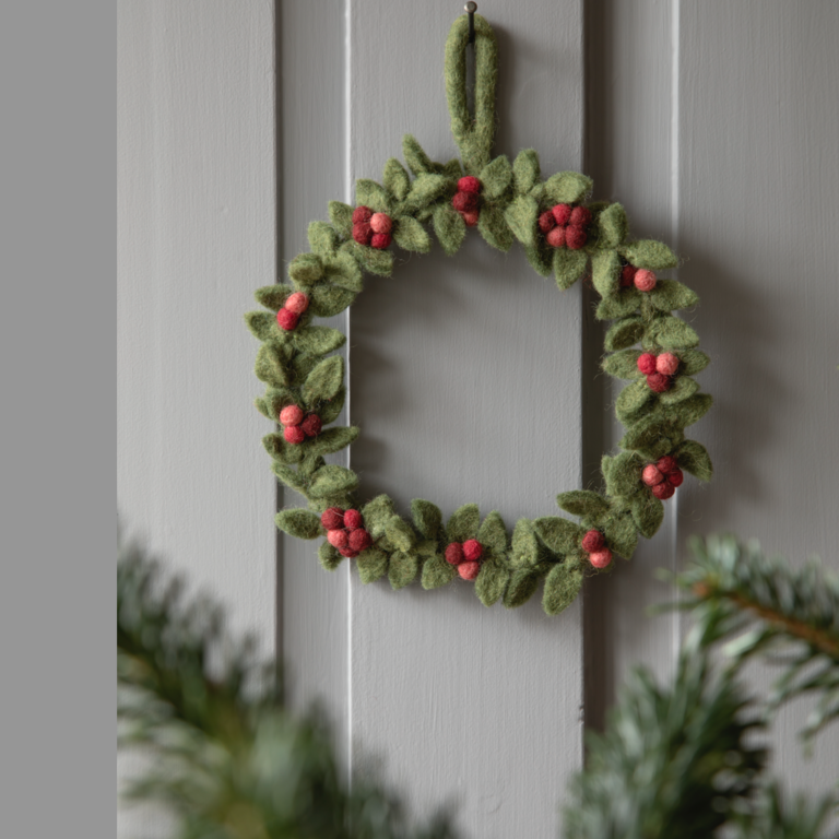 EGS EGS Fair Trade Big Green Wreath W. Berries