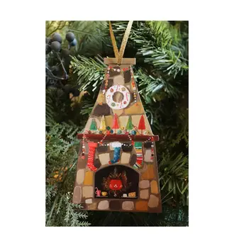 Janet Hill Janet Hill Fireside Fondue Paper Ornament / GiftTag
