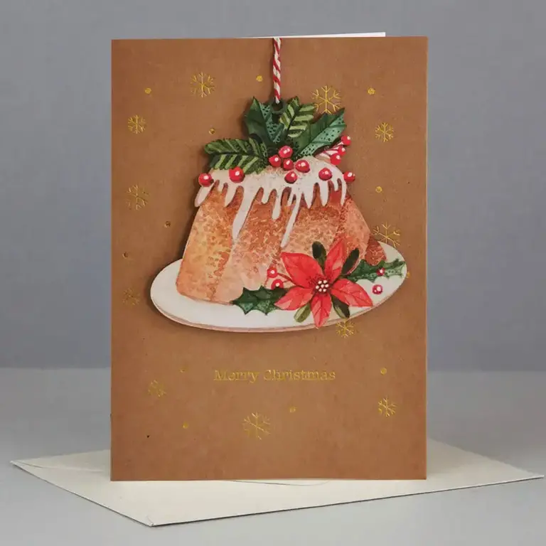 A-Joy A-Joy Plum Pudding Ornament Card
