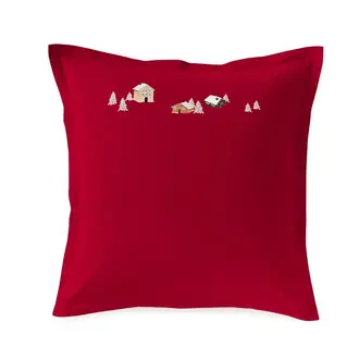Sylvie Thiriez Sylvie Thiriez Au Coeur De La Vallée Embroidered Cushion 65cm (w. insert) Sylvie Thiriez Sylvie Thiriez Au Coeur De La Vallée Embroidered Cushion 65cm (w. insert)