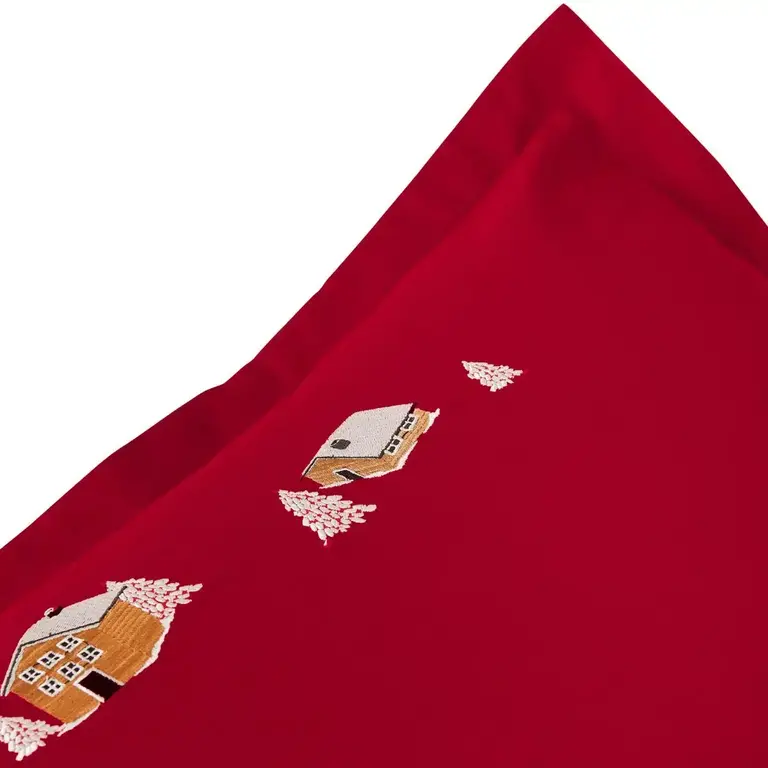 Sylvie Thiriez Sylvie Thiriez Au Coeur De La Vallée Embroidered Cushion 65cm (w. insert)