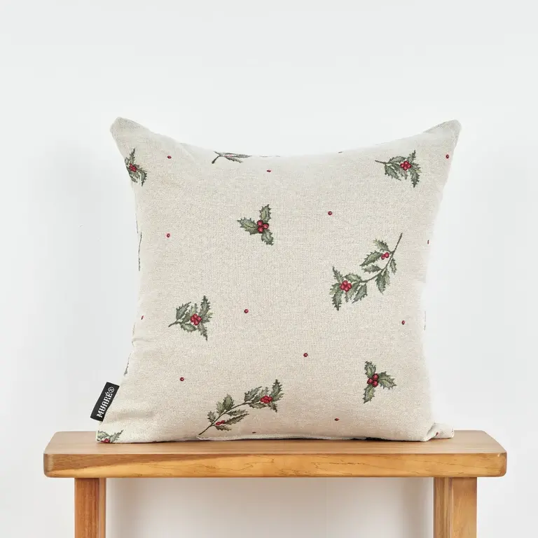 SGH SGH Jacquard Cushion Holly 45cm (w. insert)