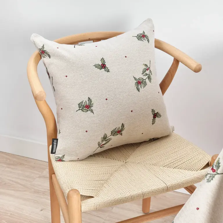 SGH SGH Jacquard Cushion Holly 45cm (w. insert)