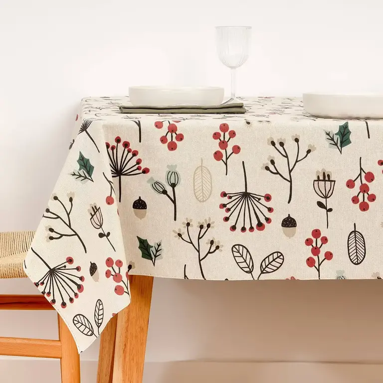 SGH SGH Tablecloth - Holiday Sprigs  250 x 140 cm