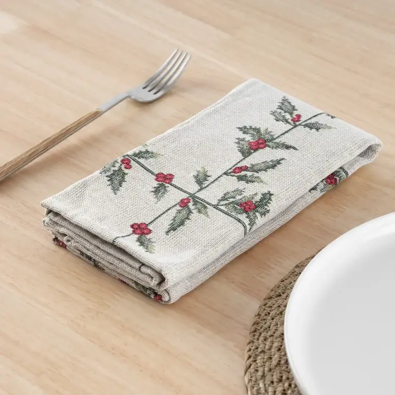 SGH SGH Cotton Napkins S/2 - Holly