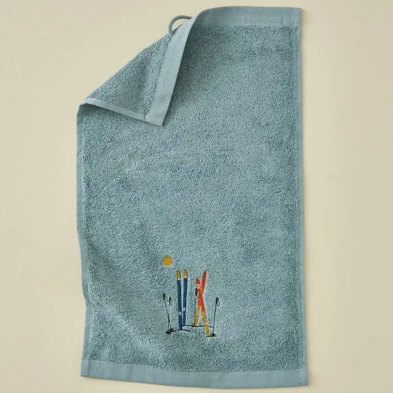 Sylvie Thiriez Sylvie Thiriez Passe-Montagne Guest Towel Blue
