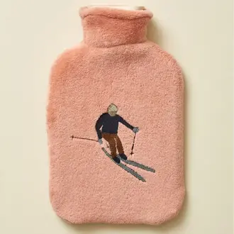 Sylvie Thiriez Sylvie Thiriez Hot Water Bottle Apres Ski Tea Rose Sylvie Thiriez Sylvie Thiriez Hot Water Bottle Apres Ski Tea Rose