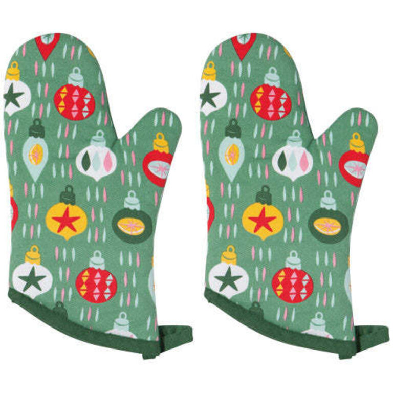 Danica Santa Claws Oven Mitt Set/2