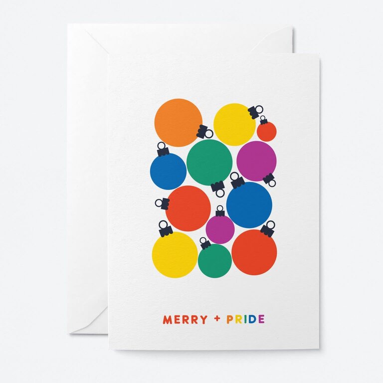 Paper E Clips PEC Merry + Pride Card