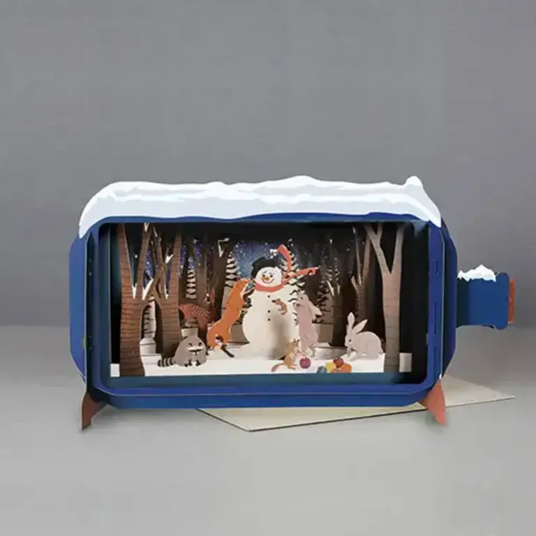 A-Joy A-Joy Snowman Bottle Card