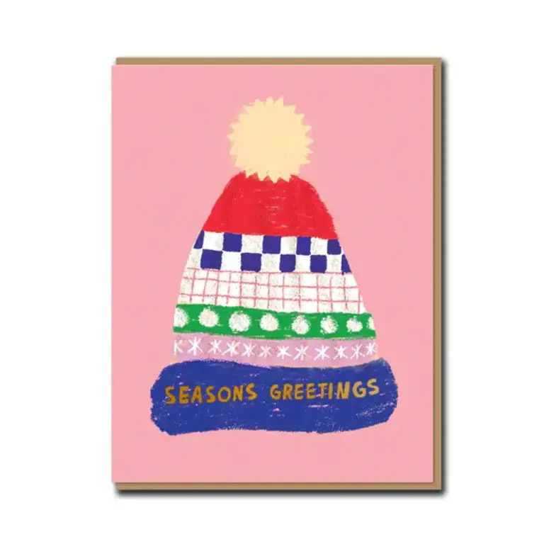 Paper E Clips PEC -  Winter Cap Card