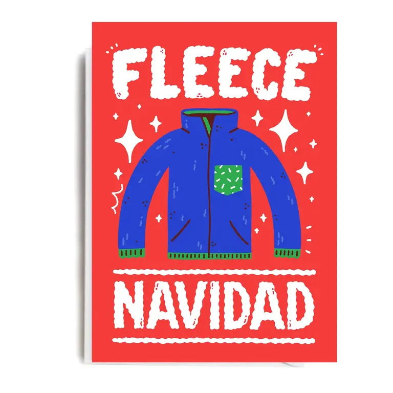 Paper E Clips PEC -  Fleece Navidad Card