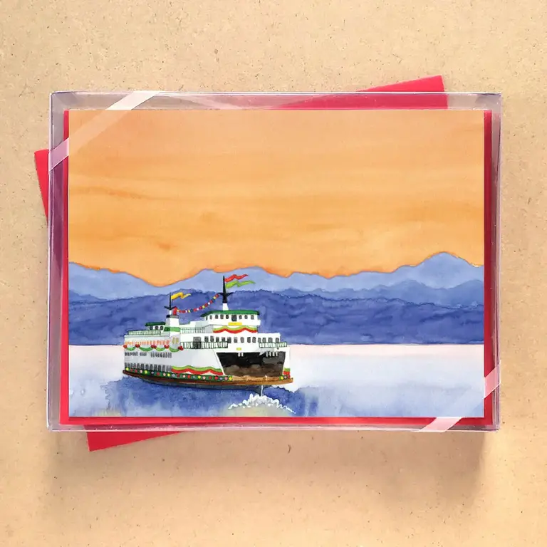Paper E Clips PEC -  Festooned Ferry Cards (Box 10)