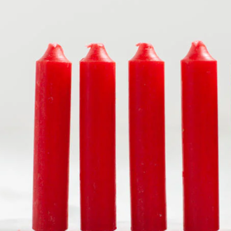 DS DS German Pyramid Candle-Set 4 Red DS DS German Pyramid Candle-Set 4 Red