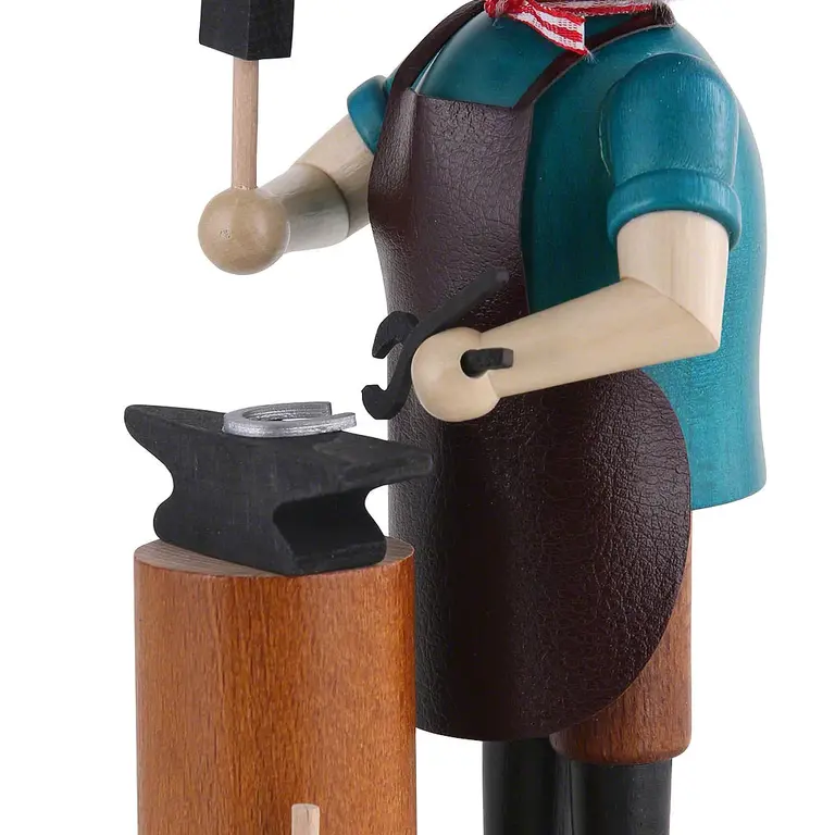 DS DS German Incense Räuchermann (Smoker) - Blacksmith