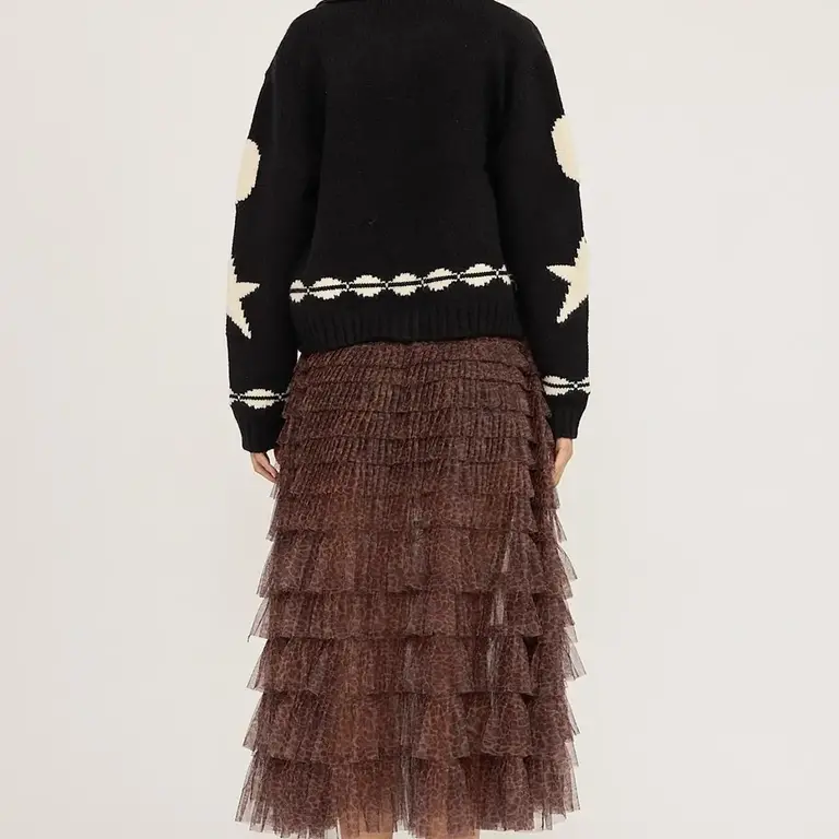 Raison Raison Knit Cosmic Cardigan Black