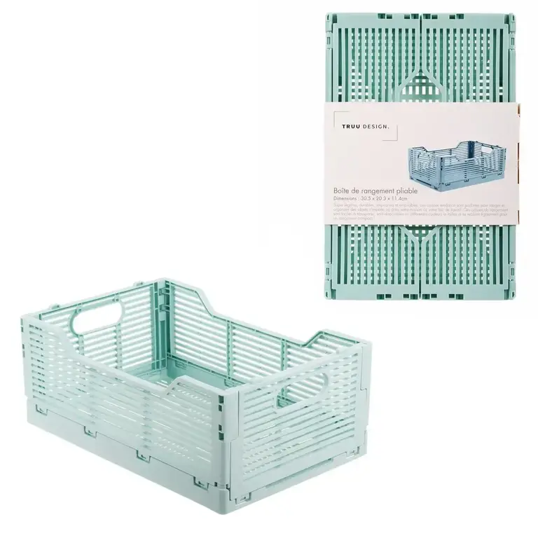 Truu Truu Folding Storage Crate Medium (12x8)