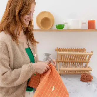 Jurianne Matter Jurianne Matter Bird Tea Towel- Terra