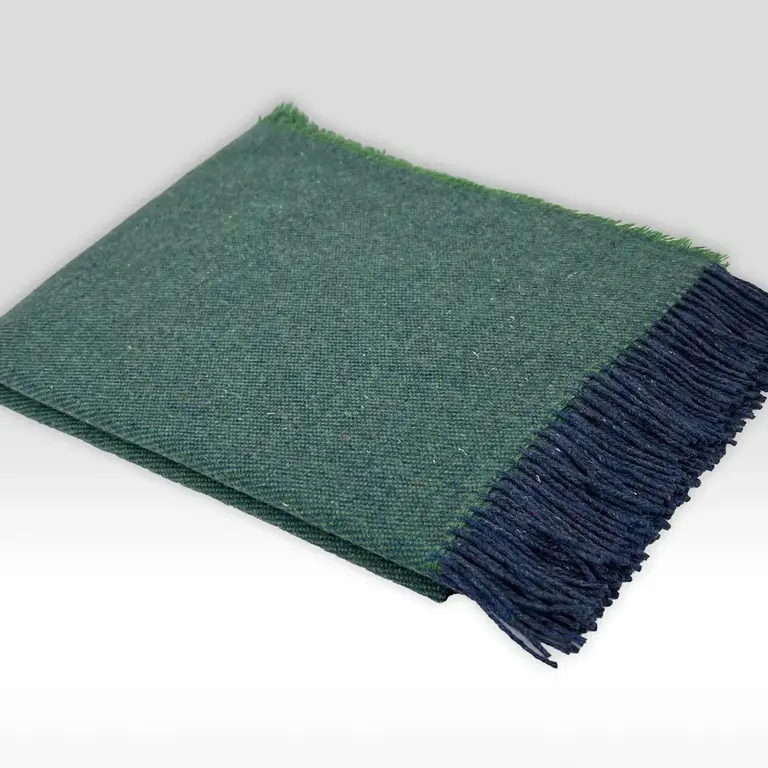 MND MND Recycled Wool Throw - Pine