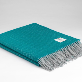 MND MND Merino Wool Throw - Pool Green MND MND Merino Wool Throw - Pool Green