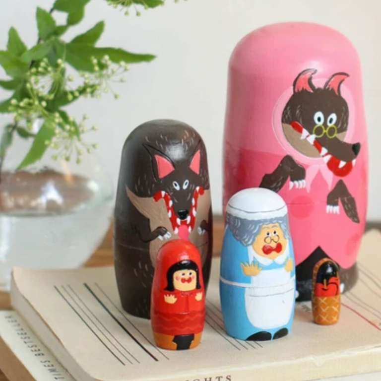 Creative Co Creative Co Little Red Riding Hood Nesting Set