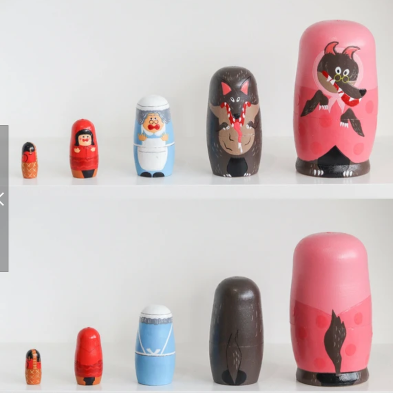 Creative Co Creative Co Little Red Riding Hood Nesting Set