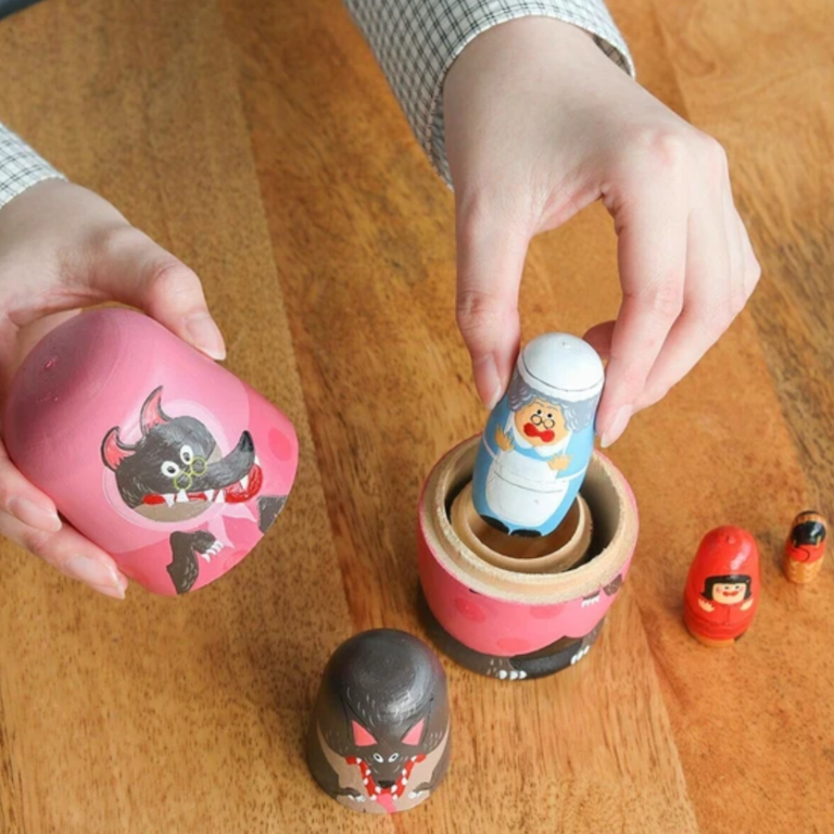 Creative Co Creative Co Little Red Riding Hood Nesting Set