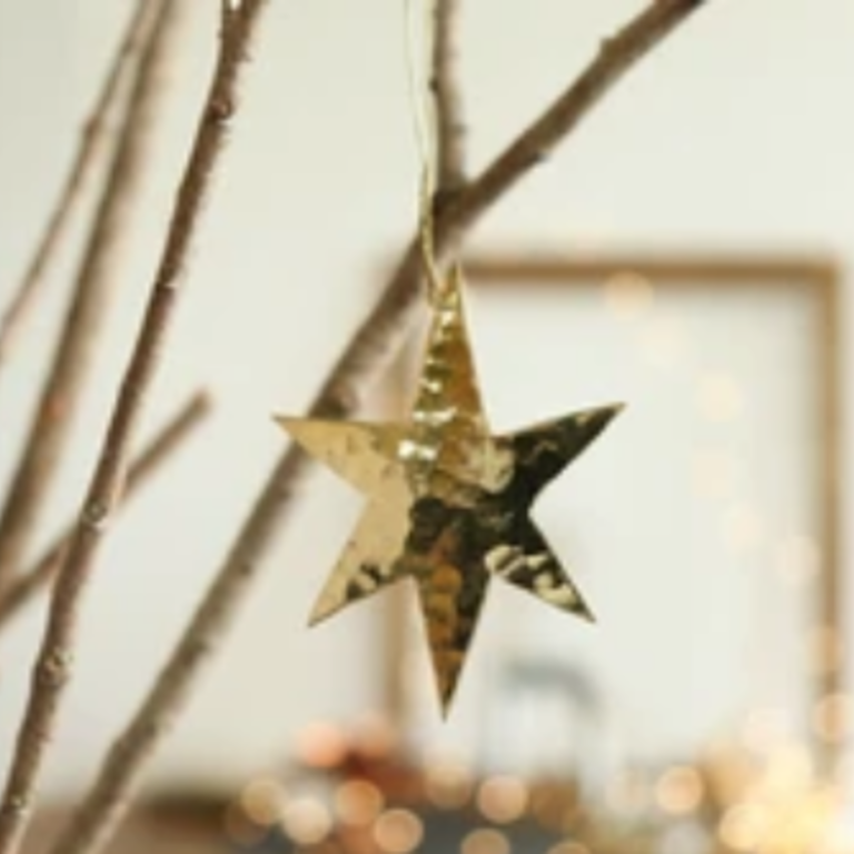Creative Co Creative Co Brass Star Ornament