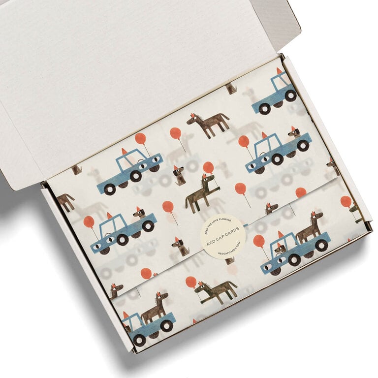 Red Cap Cards Jon Klassen Tissue Paper Pack (5pce) - Your Farm
