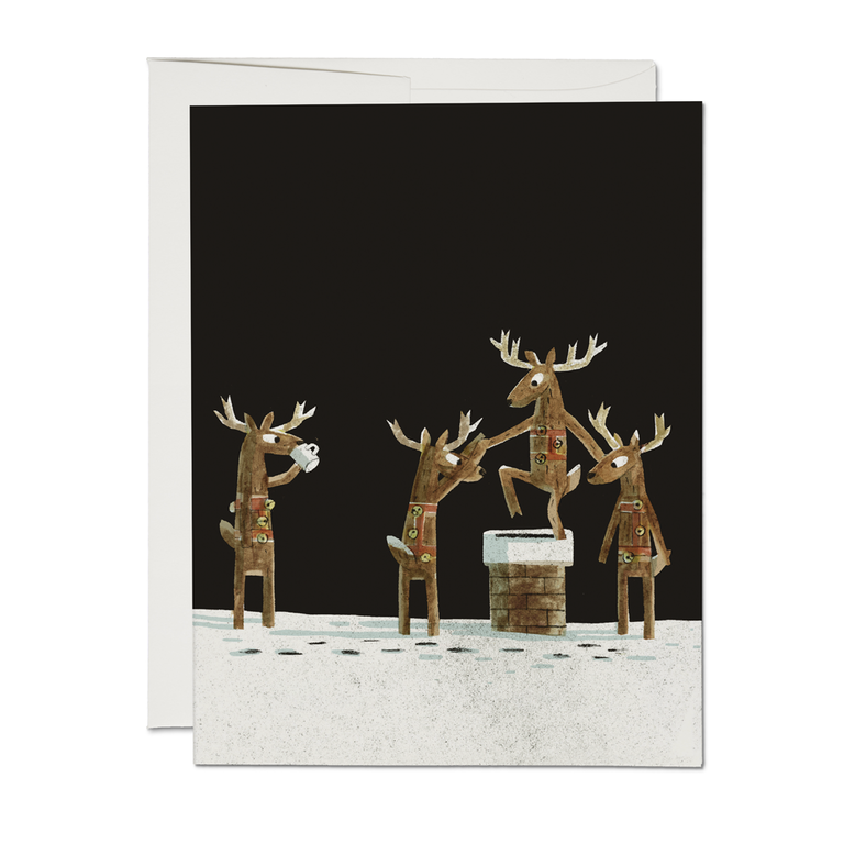 Paper E Clips PEC Down The Chimney (Single) Card