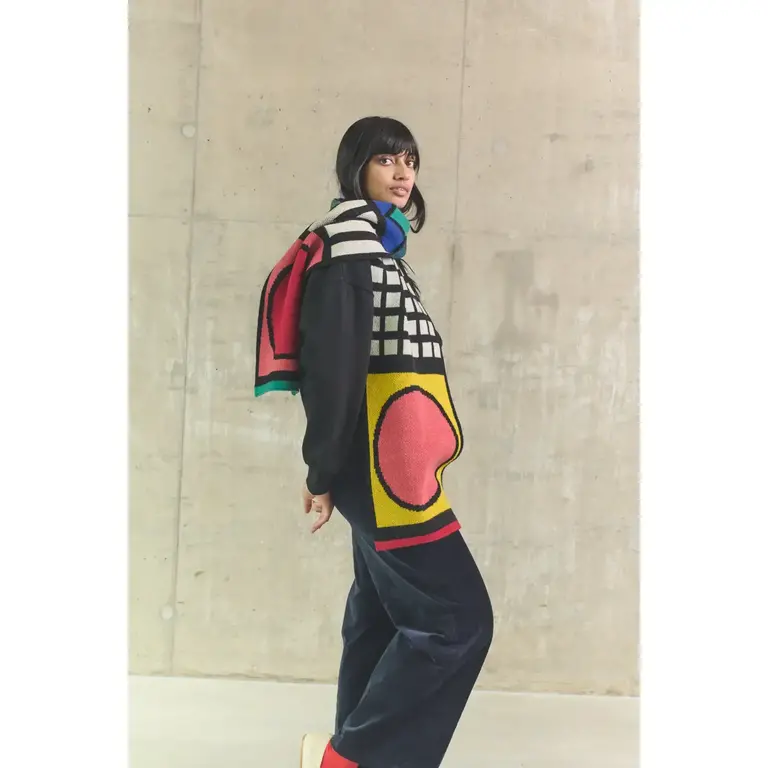 Pompom Knits Pom Knits Oversized Wool Scarf Memphis