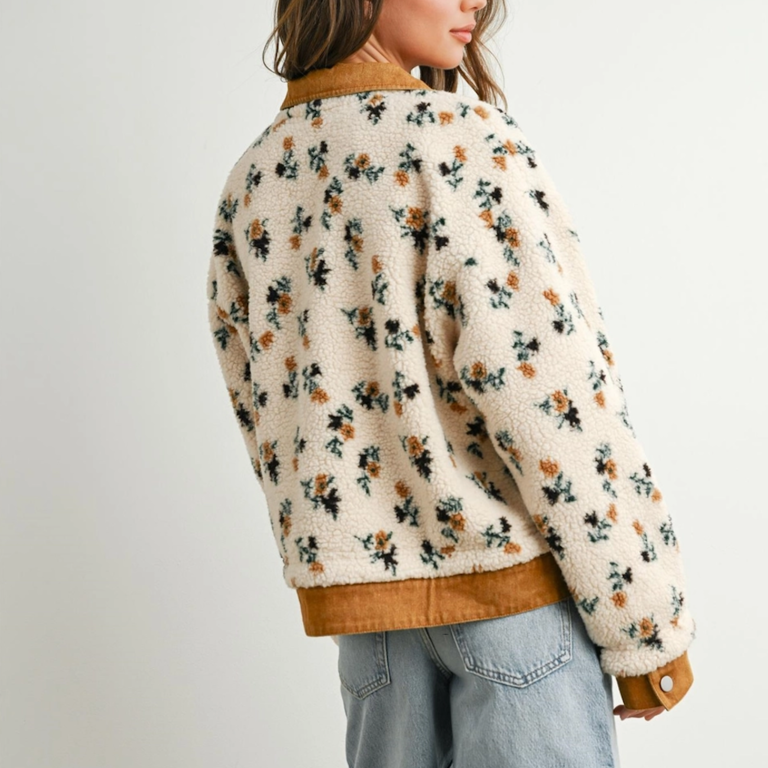 Buttermelon Buttermelon Fleece & Canvas Jacket