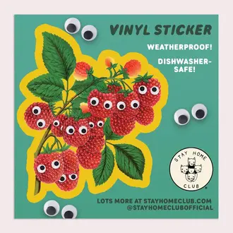 SAHC SAHC Googly Raspberries Sticker