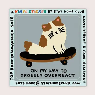 SAHC SAHC Overreact Sticker