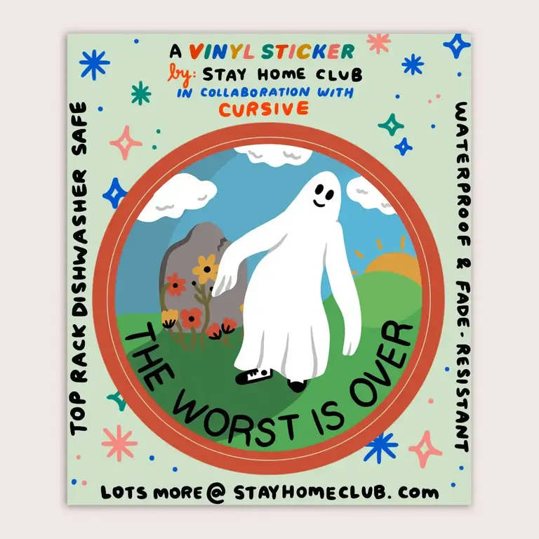 SAHC SAHC Worst Is Over Sticker