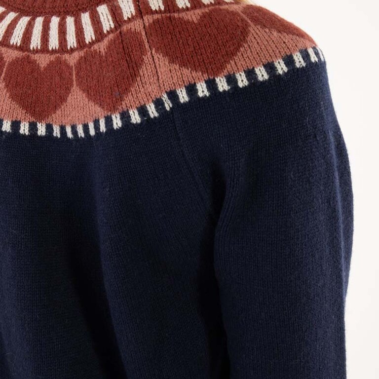 Danefae Danefae Daneglamping Wool Sweater in Navy or Honey