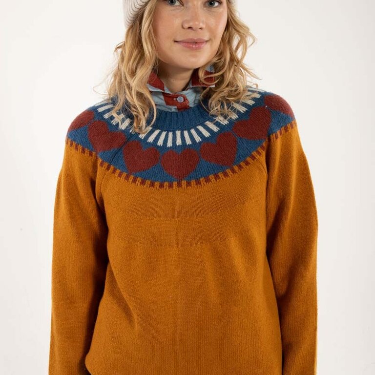 Danefae Danefae Daneglamping Wool Sweater in Navy or Honey