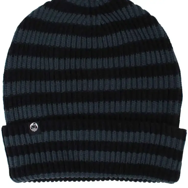 Danefae Danefae Folk Cotton Beanie Black Stripe