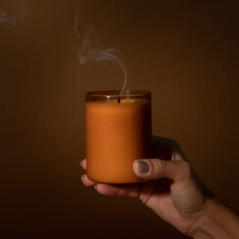 Field Kit Field Kit Glass Candle - Burning Wood