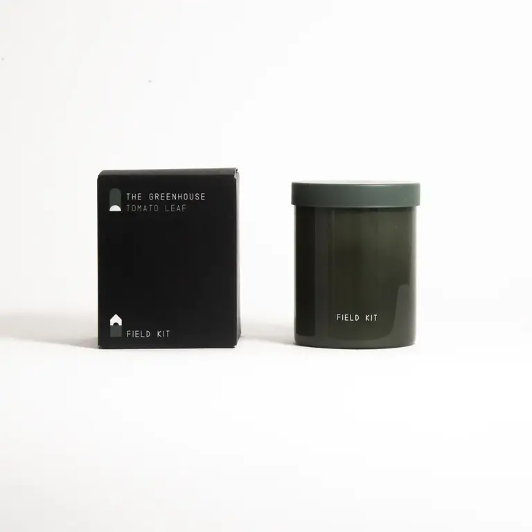 Field Kit Field Kit Glass Candle - Greenhouse Tomato Leaf