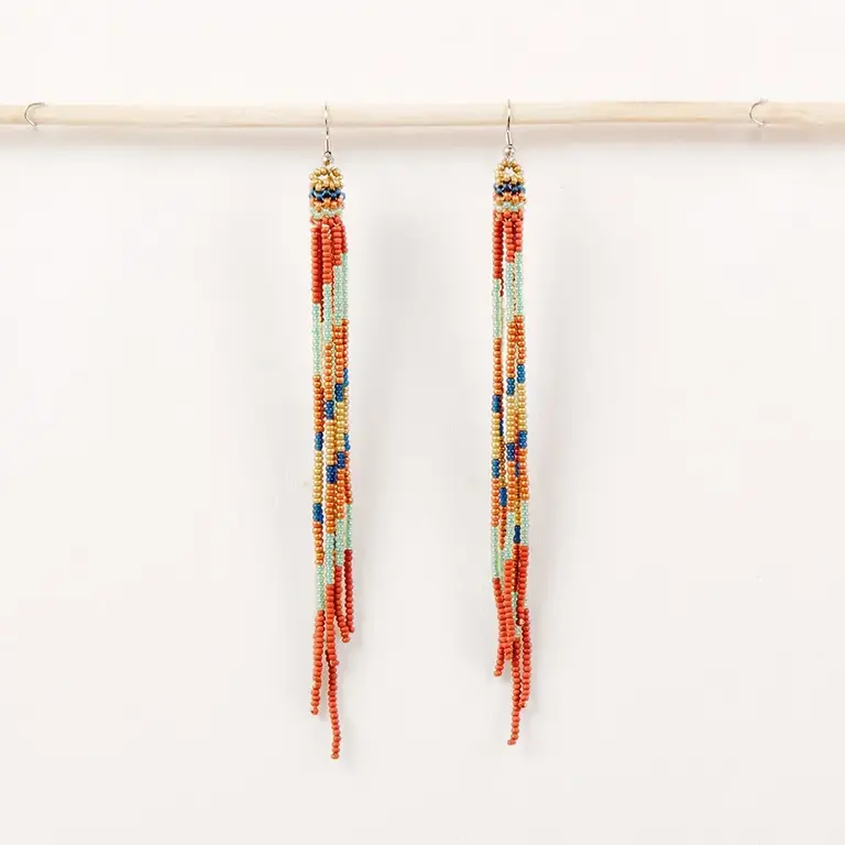 Altiplano Alto Beaded Fringe Duster Earrings Assorted