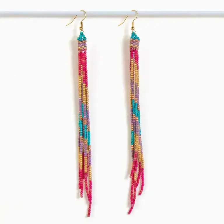 Altiplano Alto Beaded Fringe Duster Earrings Assorted