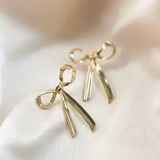 NC (Natalie Clare) NC Dangle Bow Earrings - Large