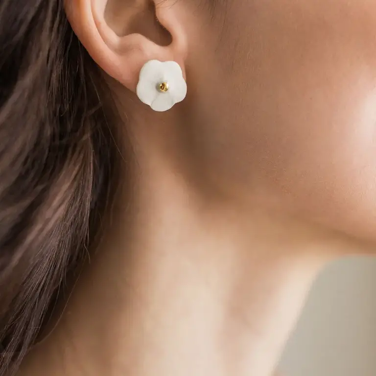 Jenna Vanden Brink Jenna Vanden Brink -Porcelain Flower Studs - Assorted